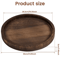 30CM Retro Wooden Serving Tray For Coffee Meals Home Decor 5