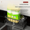DrillFree Sink Sponge Soap Organizer Rack 3