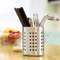 Stainless Steel Cutlery Holder Kitchen Utensil Drainer 0