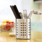 Stainless Steel Cutlery Holder Kitchen Utensil Drainer 0
