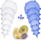 Reusable Silicone Stretch Lids For Fresh Food Storage 0