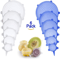 Reusable Silicone Stretch Lids For Fresh Food Storage 0