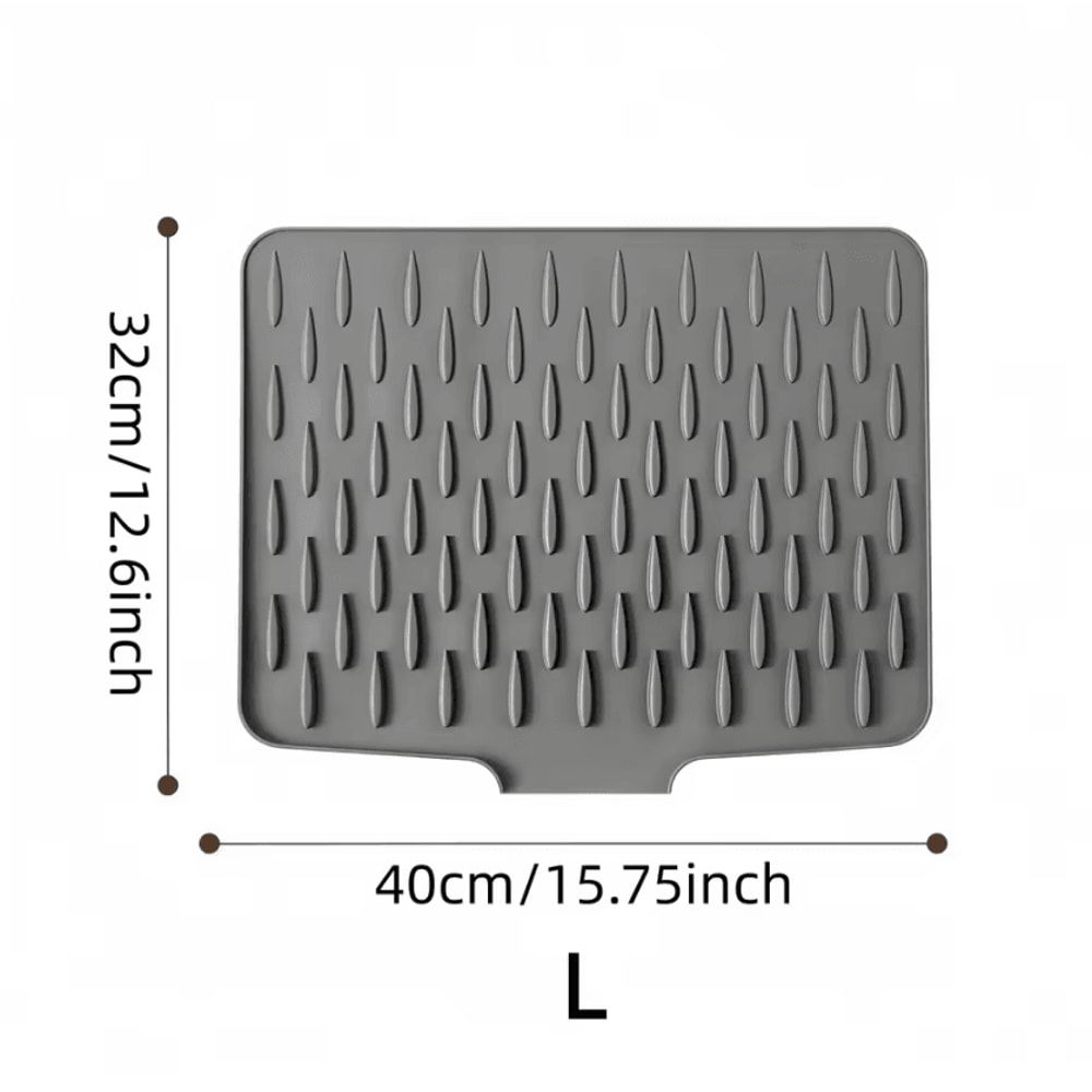 Silicone Sink Drain Mat For Dishes Fruits Vegetables 2