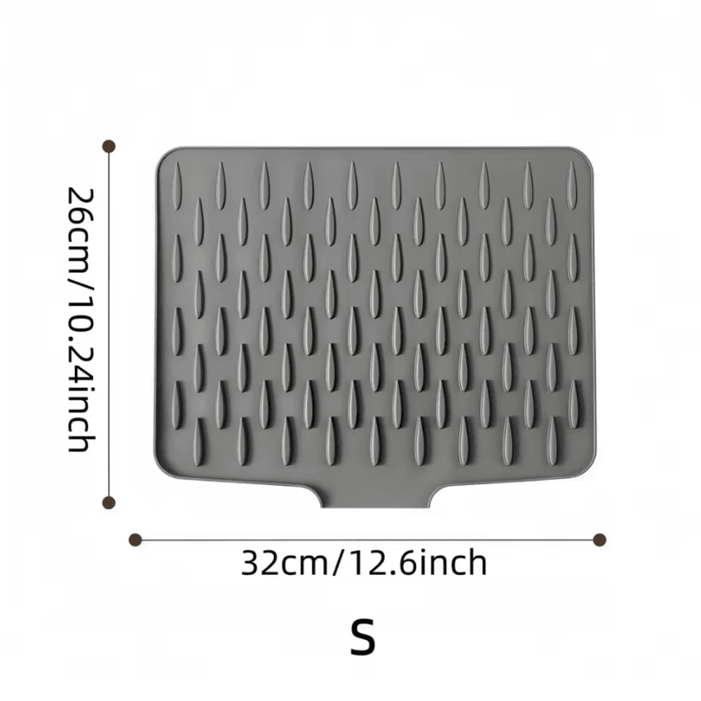 Silicone Sink Drain Mat For Dishes Fruits Vegetables 3