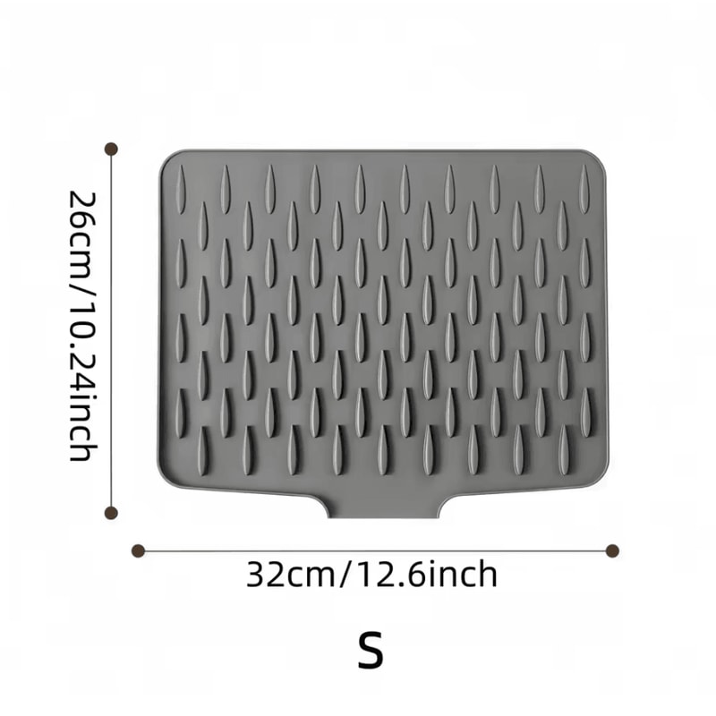 Silicone Sink Drain Mat For Dishes Fruits Vegetables 3