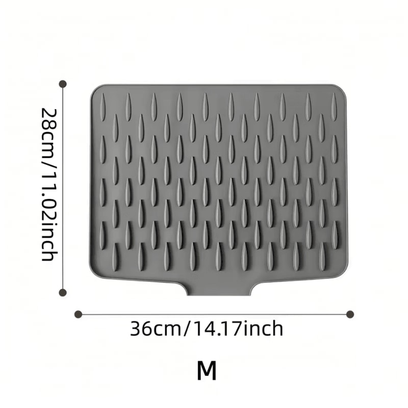 Silicone Sink Drain Mat For Dishes Fruits Vegetables 4