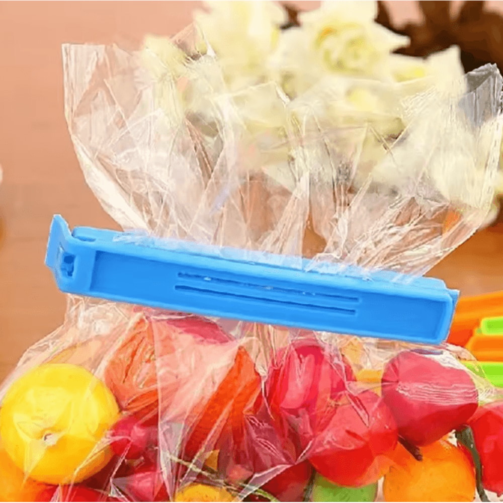 FreshLock Portable Bag Sealing Clips Set Reusable Kitchen Food Sealer Clamps 0