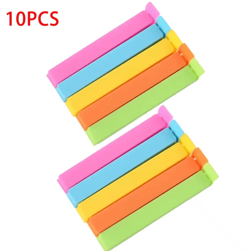 FreshLock Portable Bag Sealing Clips Set Reusable Kitchen Food Sealer Clamps 5