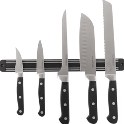 magnagrip stainless steel magnetic knife holder – 13 inch wall mounted knife strip