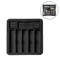 BPAFree Expandable Bamboo Cutlery Tray Organizer For Kitchen Drawers 2