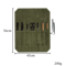 Waxed Canvas Chef Knife Roll Bag For Camping BBQ Kitchen Storage 4