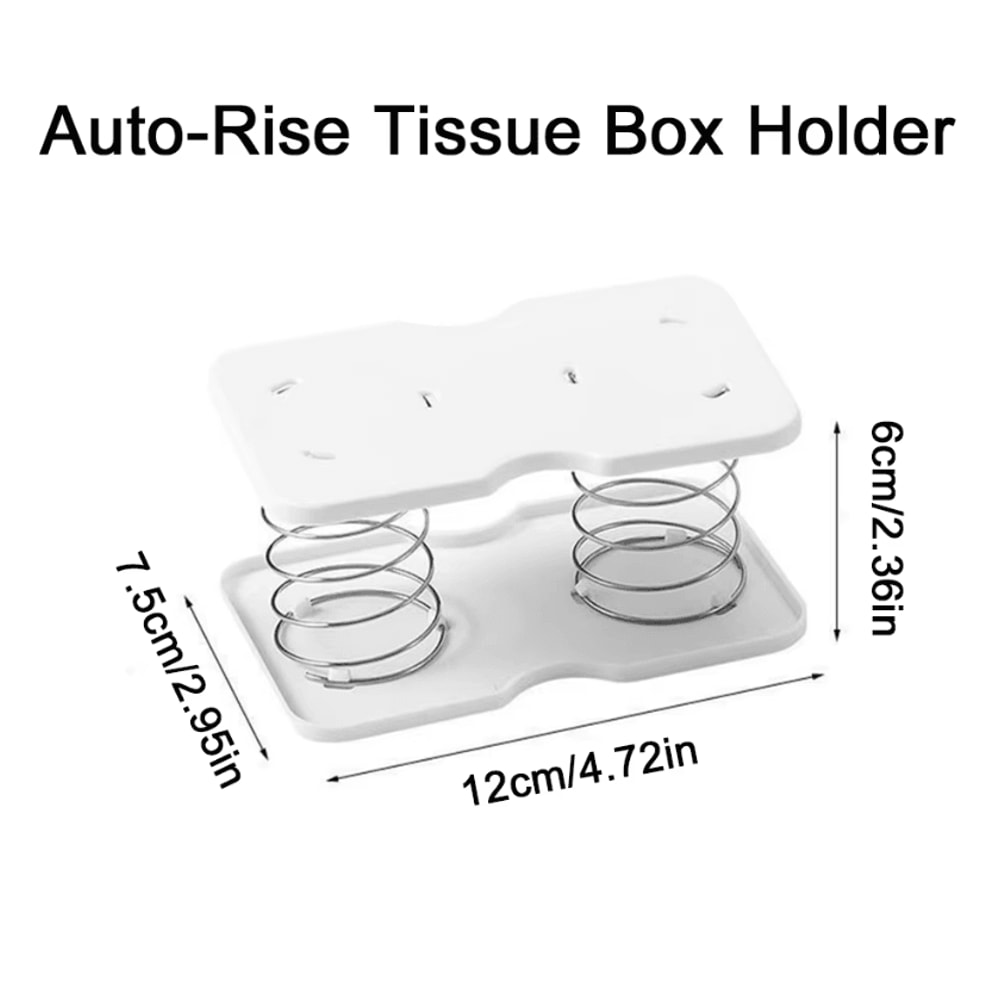 SpringLoaded Automatic Tissue Box Holder For Home Office Bathroom 1
