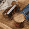 Airtight Glass Food Storage Jar Set With Wooden Lid For Kitchen Organization 1