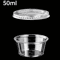 Clear Disposable Sauce Cups With Lids For Food Prep Storage 2