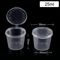 Clear Disposable Sauce Cups With Lids For Food Prep Storage 3