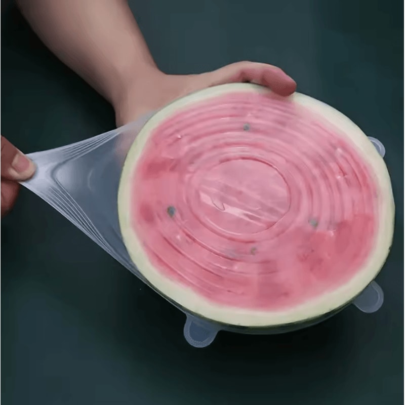 Reusable Silicone Stretch Lid Set For Bowls Containers Food Storage 1