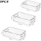 Stackable Clear Pantry Storage Bins With Handles For Fridge Cabinet Organization 6