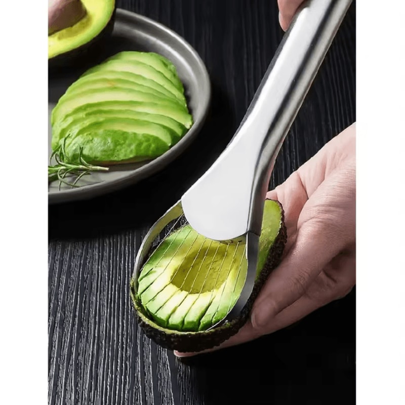 Stainless Steel Avocado Dragon Fruit Slicer Tool For Easy Fruit Prep 1