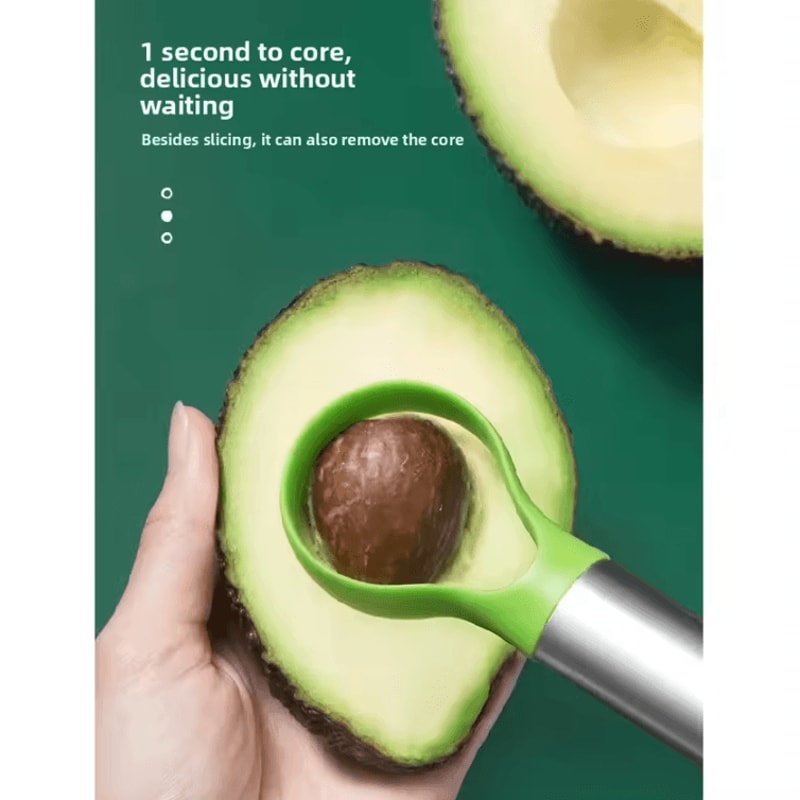 Stainless Steel Avocado Dragon Fruit Slicer Tool For Easy Fruit Prep 3