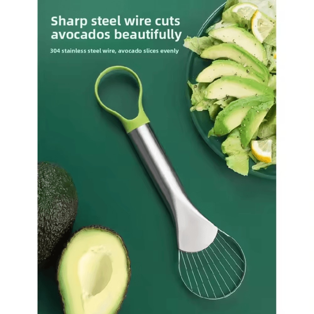 Stainless Steel Avocado Dragon Fruit Slicer Tool For Easy Fruit Prep 4