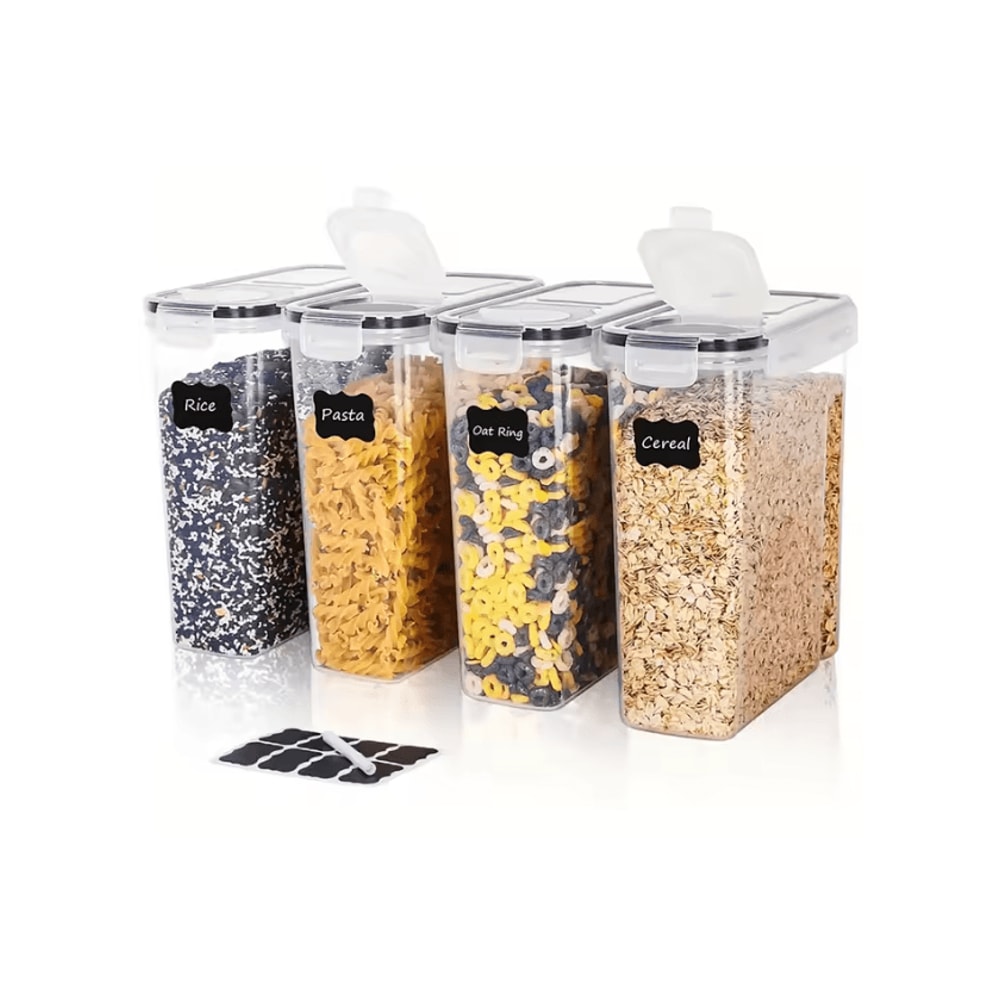 Large Airtight Food Storage Container Set For Pantry Kitchen Organization 0