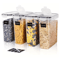 Large Airtight Food Storage Container Set For Pantry Kitchen Organization 0