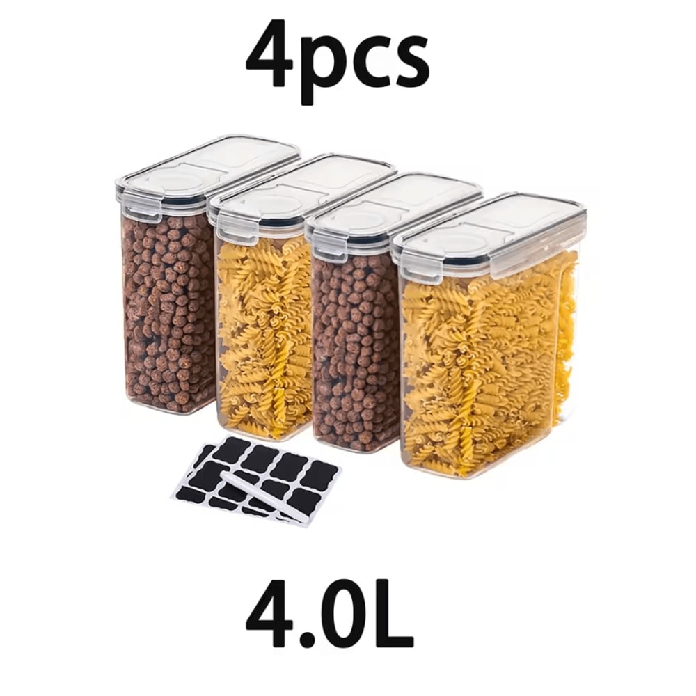 Large Airtight Food Storage Container Set For Pantry Kitchen Organization 2