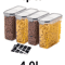 Large Airtight Food Storage Container Set For Pantry Kitchen Organization 2
