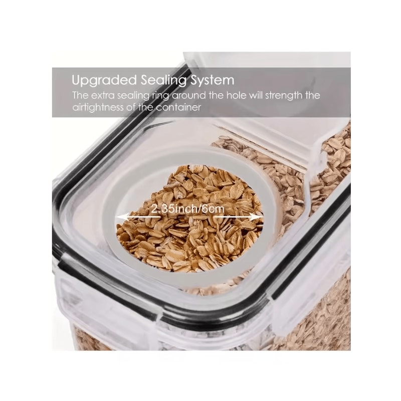 Large Airtight Food Storage Container Set For Pantry Kitchen Organization 4