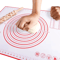 Reusable Silicone NonStick Baking Mat For Dough Rolling Oven Baking 0