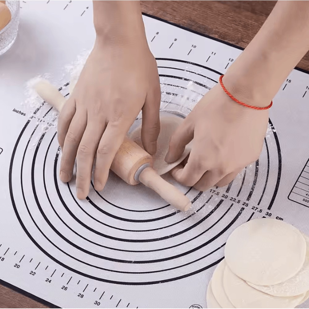 Reusable Silicone NonStick Baking Mat For Dough Rolling Oven Baking 1