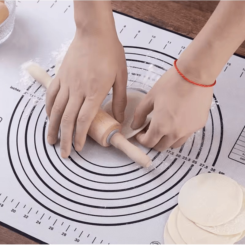 Reusable Silicone NonStick Baking Mat For Dough Rolling Oven Baking 1