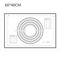 Reusable Silicone NonStick Baking Mat For Dough Rolling Oven Baking 8