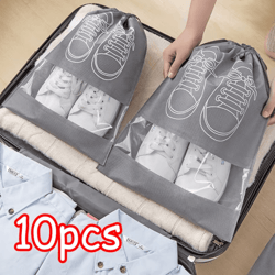 waterproof shoe storage bags for travel & closet organization