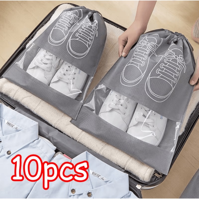 Waterproof Shoe Storage Bags For Travel Closet Organization 0