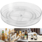 Rotating Clear Turntable Organizer For Kitchen Makeup Bathroom Storage 0