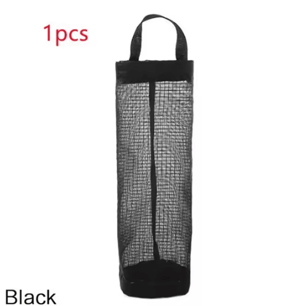 Wall Mounted Grocery Bag Holder Plastic Bag Dispenser For Kitchen Organization 2