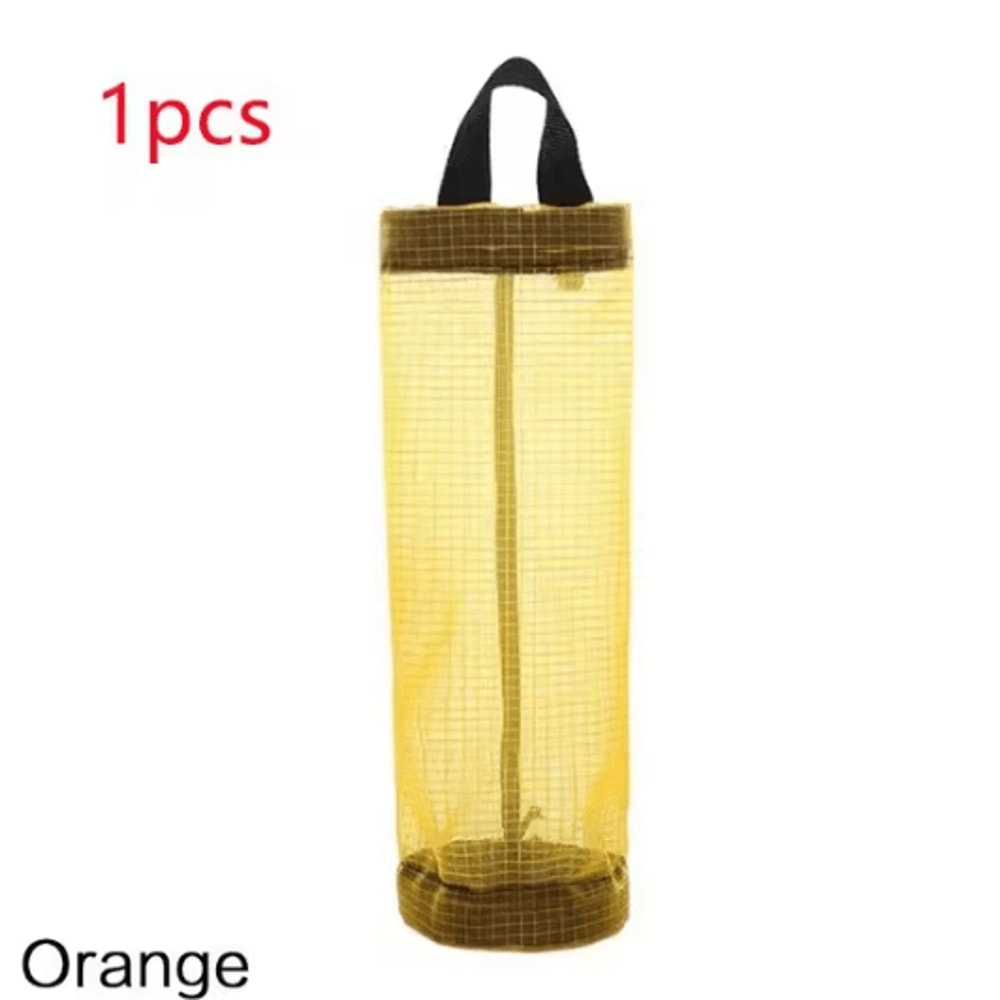 Wall Mounted Grocery Bag Holder Plastic Bag Dispenser For Kitchen Organization 4