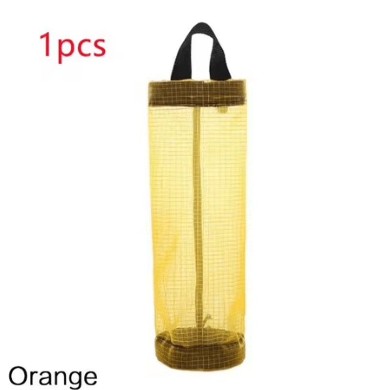 Wall Mounted Grocery Bag Holder Plastic Bag Dispenser For Kitchen Organization 4