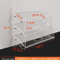 Acrylic Mechanical Keyboard Mouse Display Stand With Dustproof Storage 2