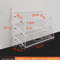 Acrylic Mechanical Keyboard Mouse Display Stand With Dustproof Storage 2