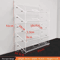 Acrylic Mechanical Keyboard Mouse Display Stand With Dustproof Storage 4