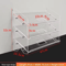 Acrylic Mechanical Keyboard Mouse Display Stand With Dustproof Storage 5