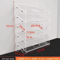 Acrylic Mechanical Keyboard Mouse Display Stand With Dustproof Storage 7