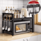 Adjustable Microwave Shelf Organizer For Kitchen Counter Storage 0