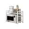 Adjustable Microwave Shelf Organizer For Kitchen Counter Storage 3