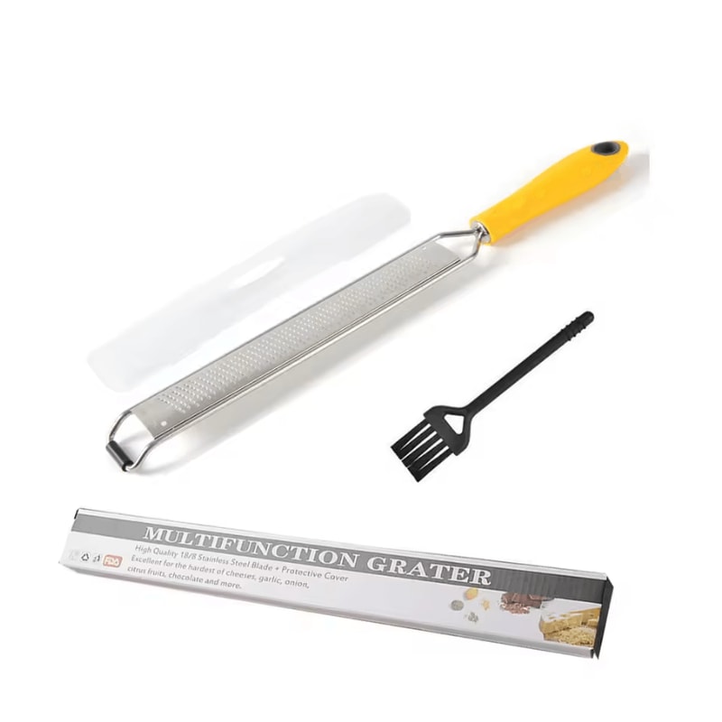 Stainless Steel Handheld Cheese Lemon Grater With AntiSlip Handle 4