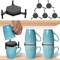 Adjustable Stackable Coffee Mug Organizer For Cabinet Storage 0