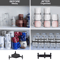 Adjustable Stackable Coffee Mug Organizer For Cabinet Storage 1
