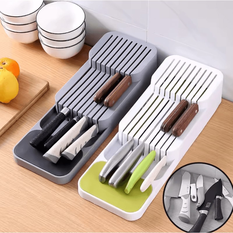 Expandable Kitchen Cutlery Spice Storage Organizer Box 1